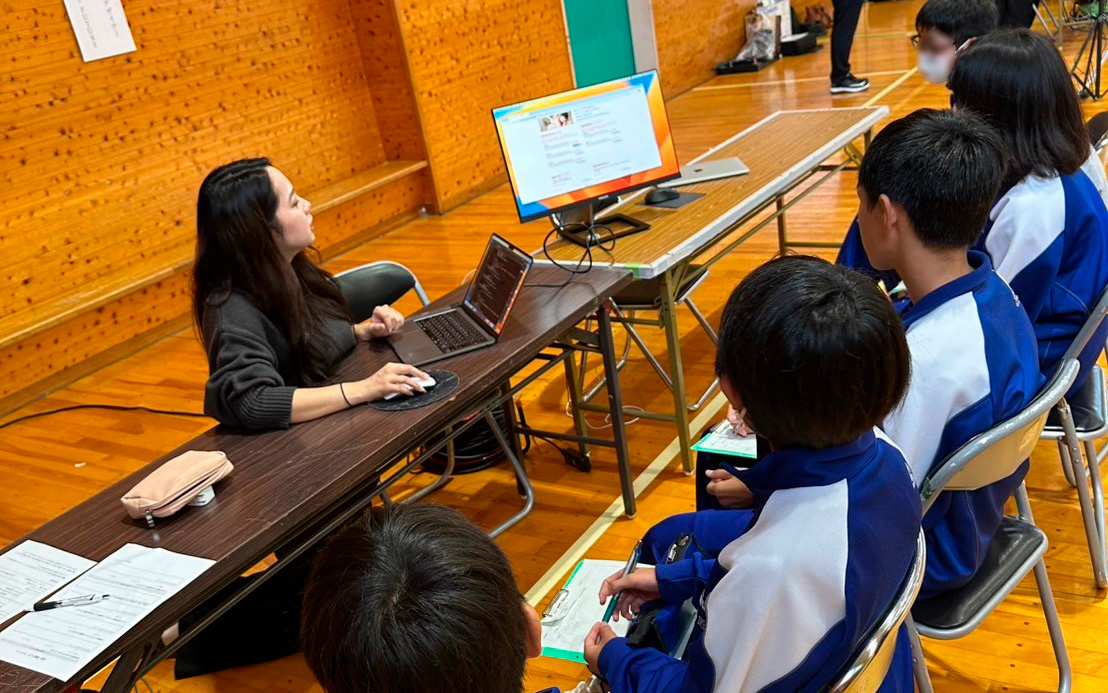 今年も長岡中学校の職業フェアに参加させて頂きました！