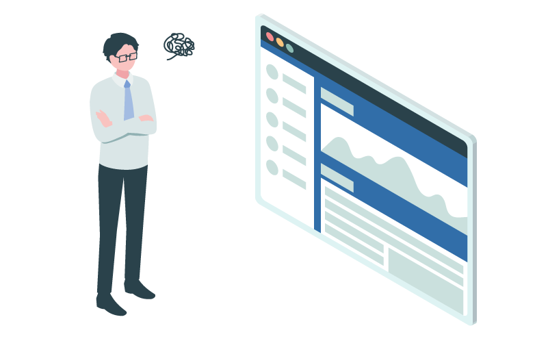 テンプレートではなオリジナルさが欲しい